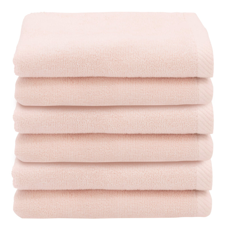  Turkish Cotton Fingertip Towel, Blush