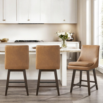Tabouret de comptoir pivotant Aleksy