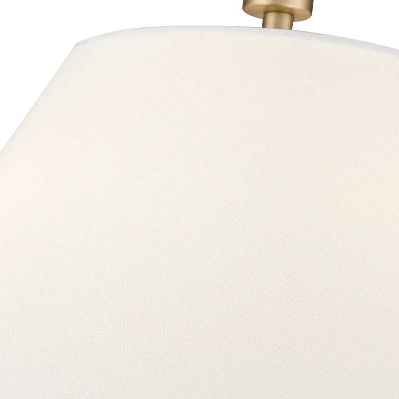 Adorra 16" Wide 3-Light Semi Flush, Vintage Brass