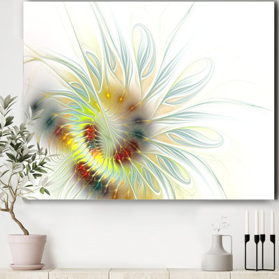 Floral Fractal III - Impression sur toile