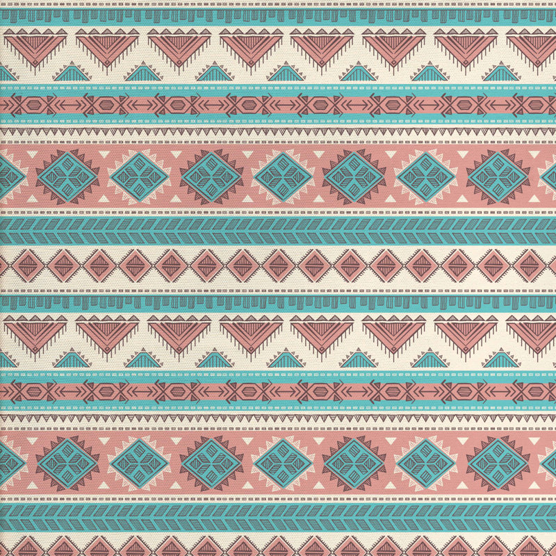 Tissu tribal, l 58 po x L 72 po