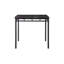 Enmore Floyd Black Faux Leather Seat Faux Marble Rectangular Counter Height Dining Room Set