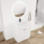 Meuble-lavabo simple 30 po avec plateau en résine-425162956