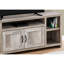Meuble télé de style moderne de 60 po, taupe avec rangement, console pour le salon et la chambre à coucher