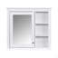 Armoire à pharmacie, armoire de rangement murale pour salle de bain, armoire murale moderne avec miroir, armoire à pharmacie, armoire à miroir avec 3 tablettes ouvertes (meuble-lavabo non inclus) (armoire)-642171074