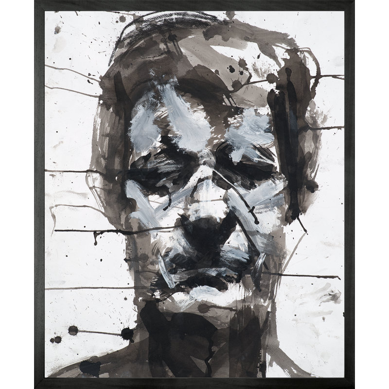 Self Portrait No. 7 by Harry Simmonds - Single Picture Frame Print on Canvas