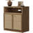 Boho - Rattan Sideboard With Open Storage and Adjustable Shelf