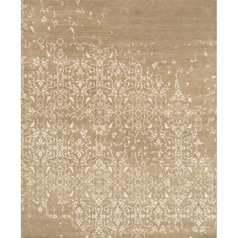 Hermitage Damask Indoor Rug, Rectangle 5'6" x 8'6"