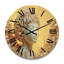 Horloge murale en bois massif Parneet-466652340