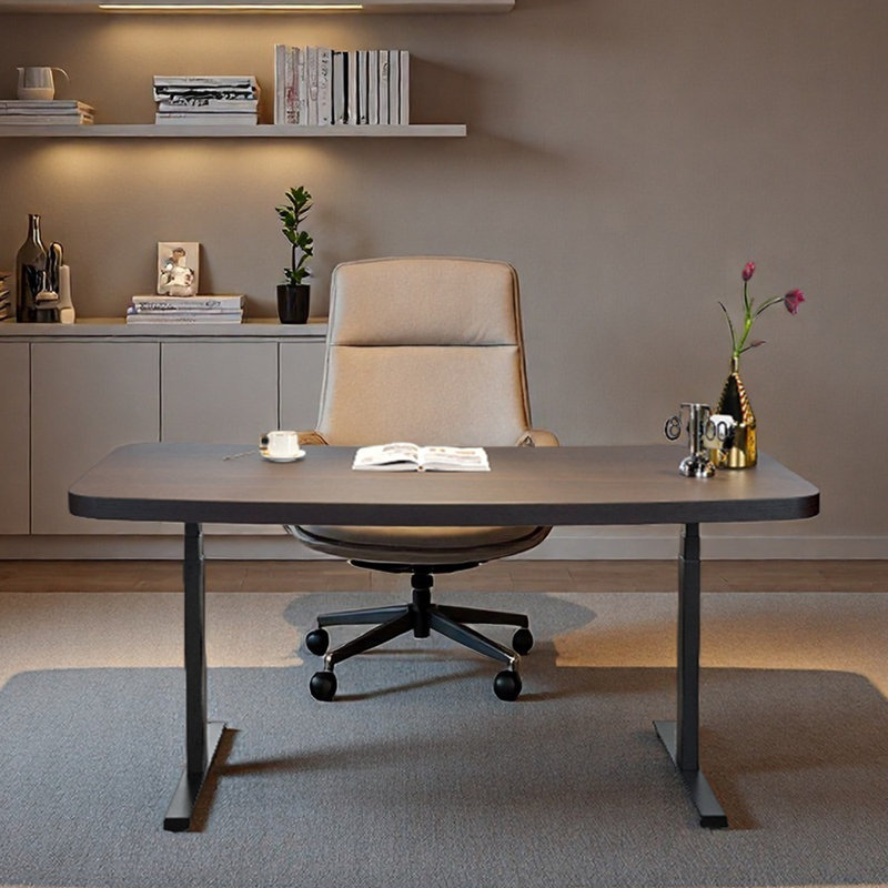 Bureau à hauteur réglable ou simple à écrire, H 51,18 po x l 70,87 po x P 31,5 po, Tanné