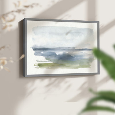 Coastline Splash IV -Framed Print - Restickable