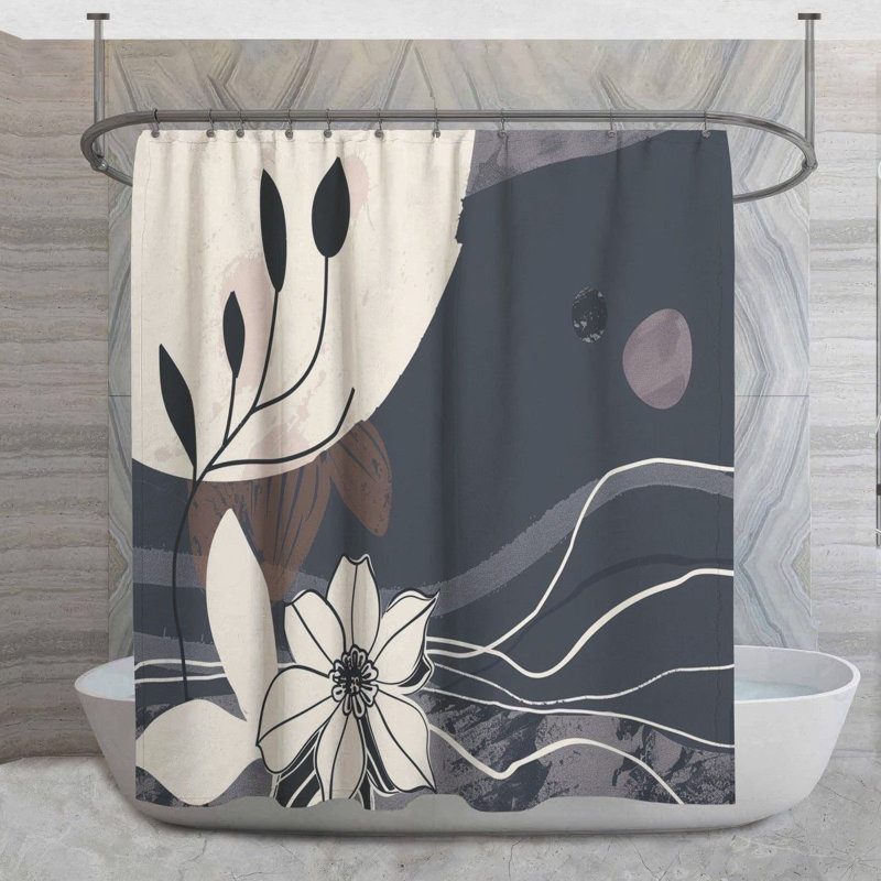 Rideau de douche Coplan, H 73 po x l 70 po