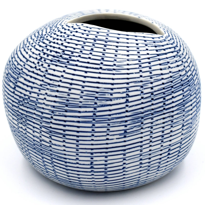 Vase de table Aylee, Bleu