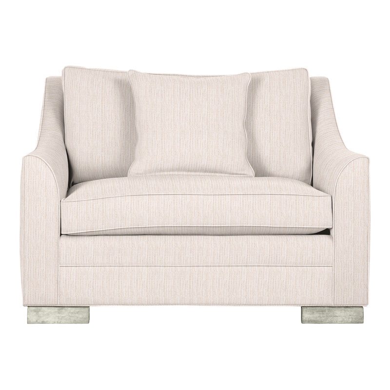 Chaise et demi 50,5 po Nicholas, Perigold Poros coquille d'œuf, Wrenn