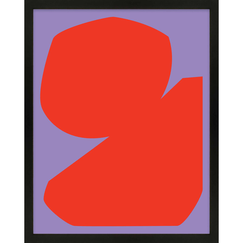 Akita Module Minimalisme 3 par Michael Kempen - Art mural encadré, Cadre noir, H 25 po x l 20 po x P 1,25 po