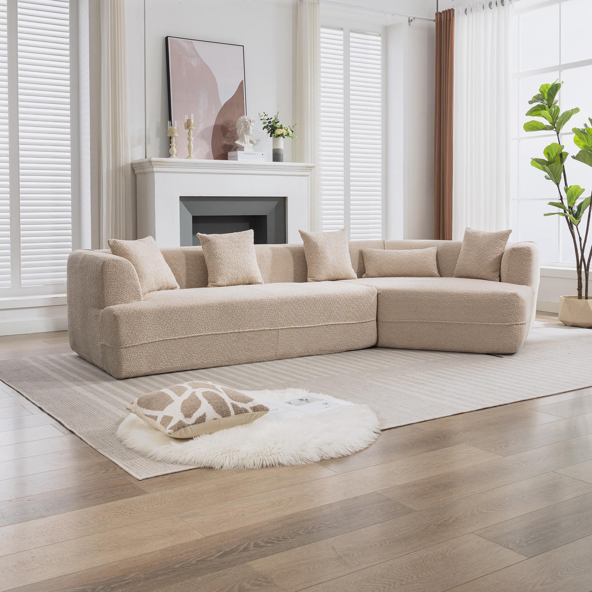 Latitude Run?? Modular Sectional Living Room Sofa Set, Upholstered