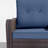 Rocking Swivel All-Weather Rattan Patio Chair With Cushions-1145780264
