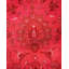 Tapis rose noué à la main de conception unique Holsworth - rose