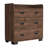 Dresser, Four Legs, Four Drawers, One Double Drawer, Superior Top -Dark Brown