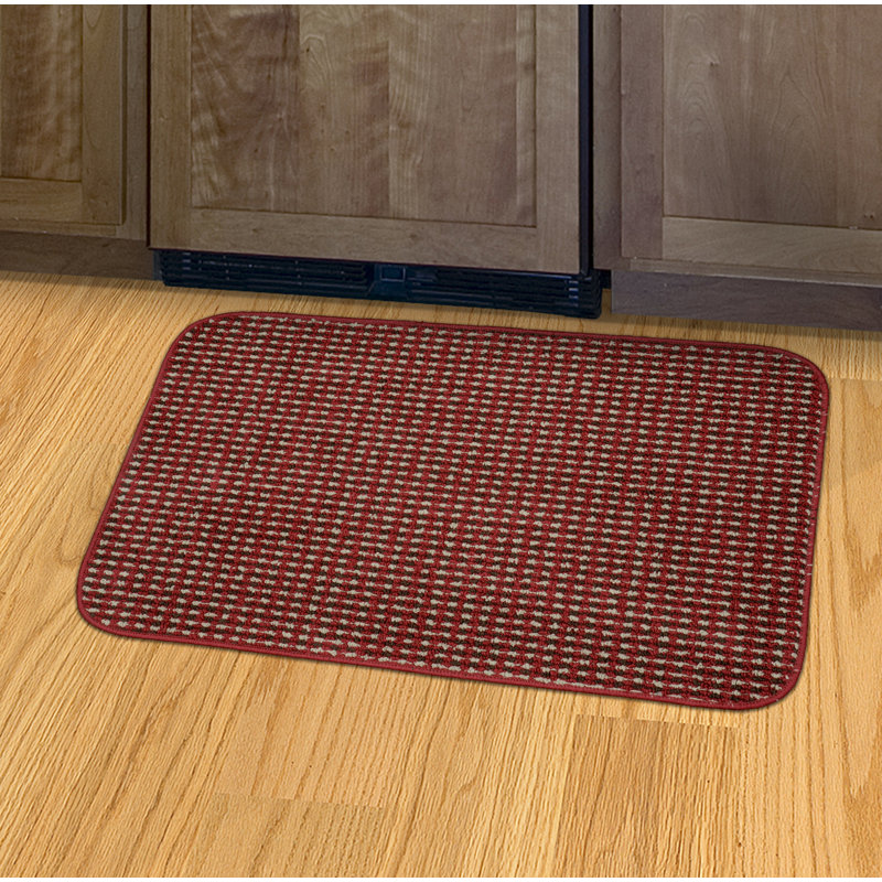 Tapis de cuisine Perseus, Rouge piment, Rectangle 2 pi x 3 pi 4 po