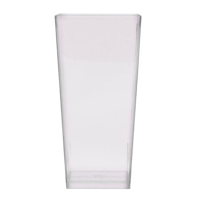 Clear Mini Tall Square Cups - 16 count - 3.5 ounce