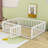 Wooden Platform Bed with Fence-1371521558-1371521565