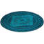 Overyed One-of-a-Kind Round 10'1" X 10'2" Hand Knotted Area Rug