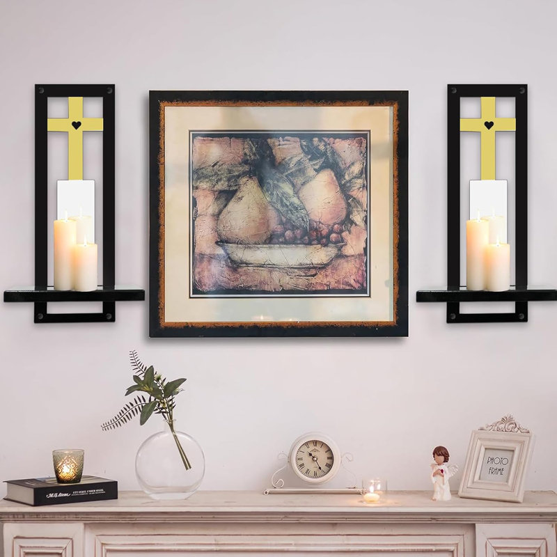 Metal Wall Candle Holder