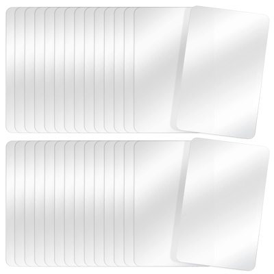 Paquet de 30 napperons en plastique lavables résistants à la chaleur, 17 x 11 po