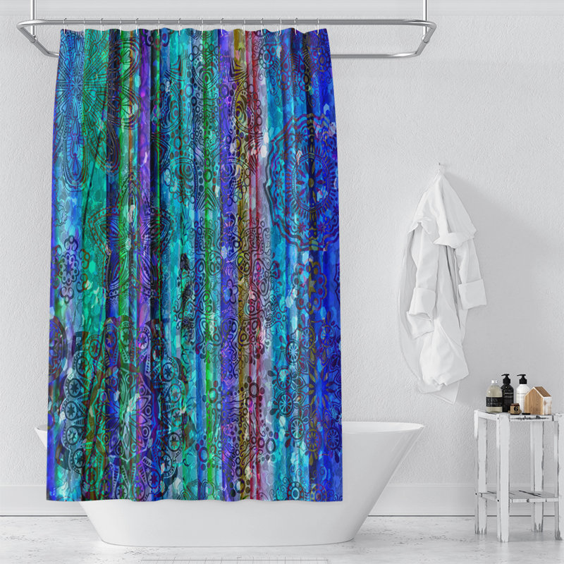 Rideau de douche simple, 70 po x 90 po