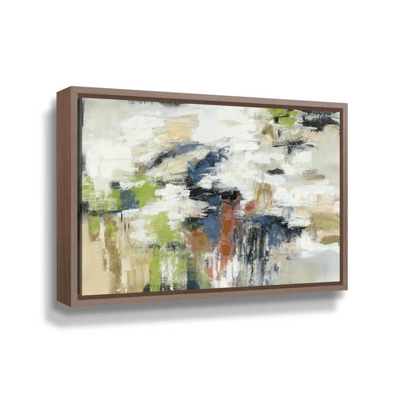 «Highline View» par Silvia Vassileva, reproduction sur toile, H 16 po x l 24 po x P 2 po, Cadre flottant en noyer