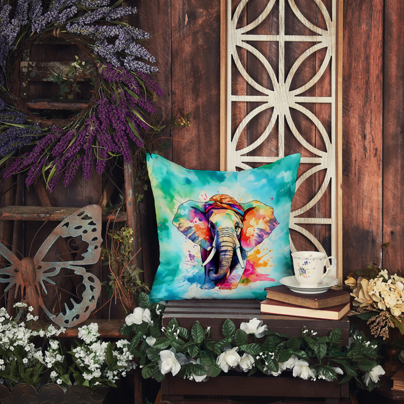 Coussin Hippie, H 14 po x l 14 po