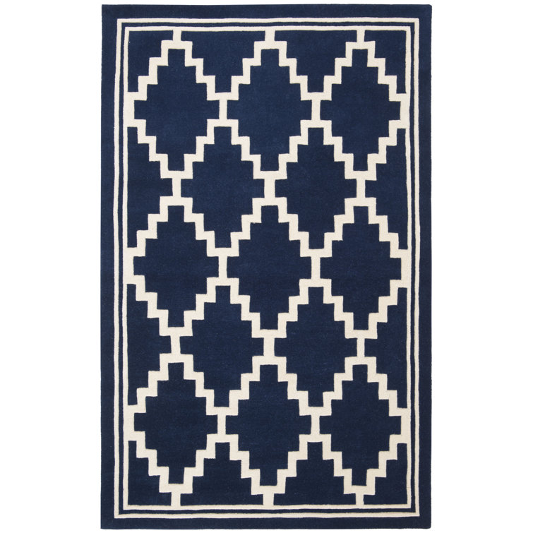 Carolene Hand Tufted Wool Geometric Rug
