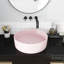 Lavabo vasque en céramique rose, lavabo vasque, 15,38 po 15,38 po 4,58 po, céramique, lavabo simple à conserver de la crasse, matériau 15,7 po x 15,7 po x 4,7 po, nettoyage facile-2040458102
