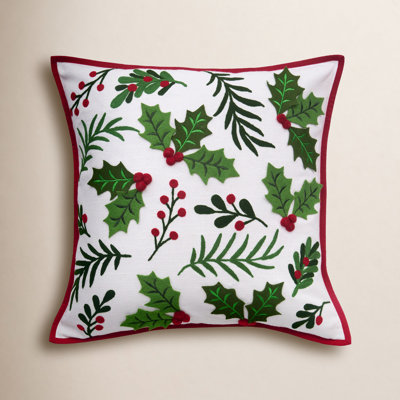 18" x 18" Cotton Throw Pillow