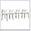 Ensemble de table de salle à manger extensible pour 4 à 8 personnes, chaises rembourrées douces, dossier incurvé, grande table de cuisine, design moderne et durable-119365235
