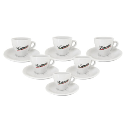 Porcelain Espresso Cup and Saucer