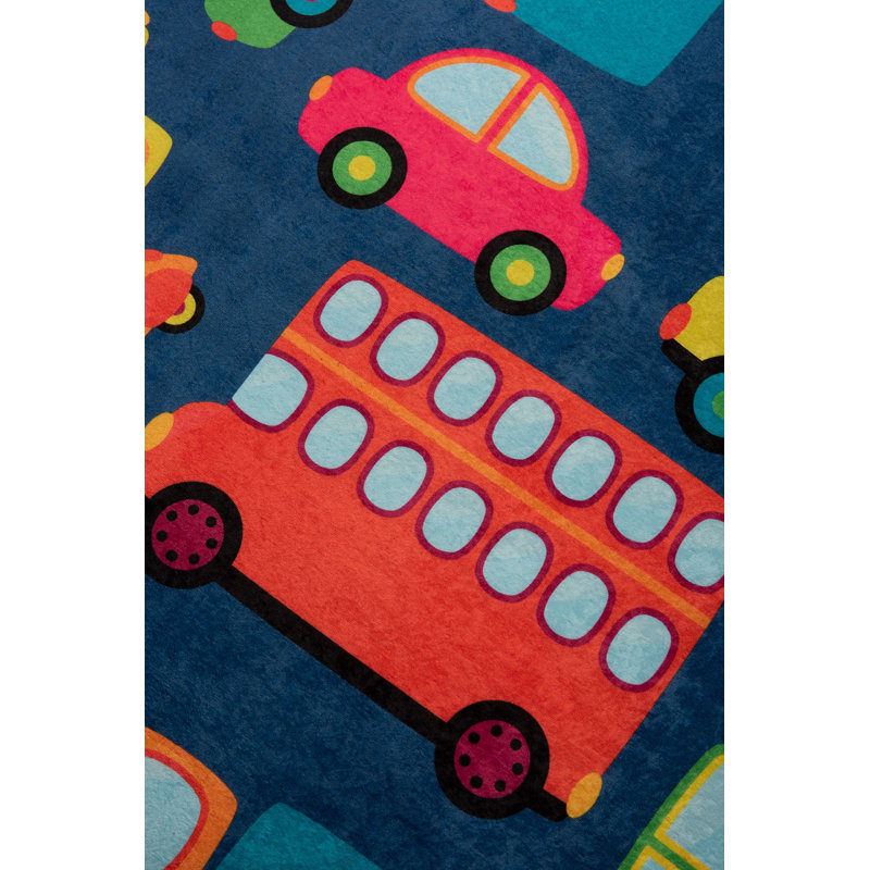 Stylish Polyester Area Carpet, 3.3 x 5.2 ft | 100% Antibacterial Material, 0.4 in Pile Height | Non-Slip Underside, Machine Washable | Perfect for Living Room & Bedroom Decor, Soft & Durable Design
