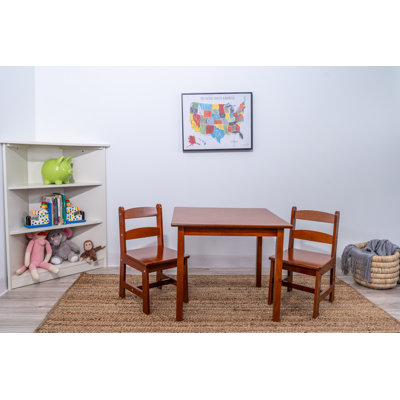 Briaroaks Kids 3 Piece Play Or Activity Table and Chair Set