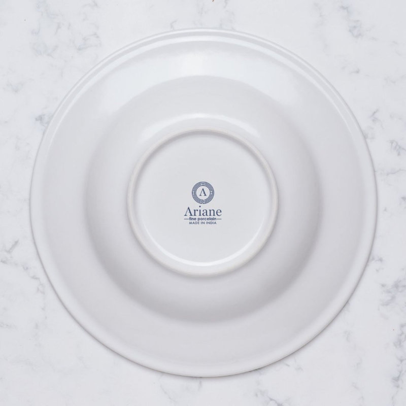 Cruise-Athena Premium Porcelain Modern Deep Dining Plates | Microwave & Dishwasher Safe