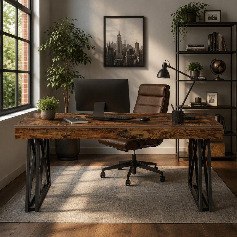 Farmhouse Office Computer Desk