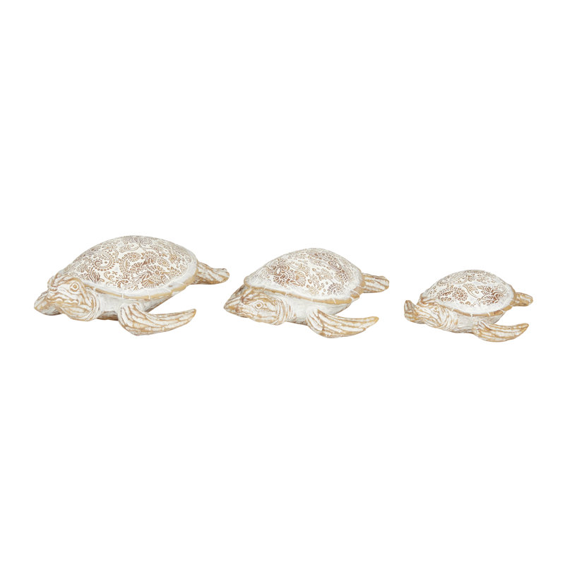 Ensemble de 3 figurines en polystone Hollymead