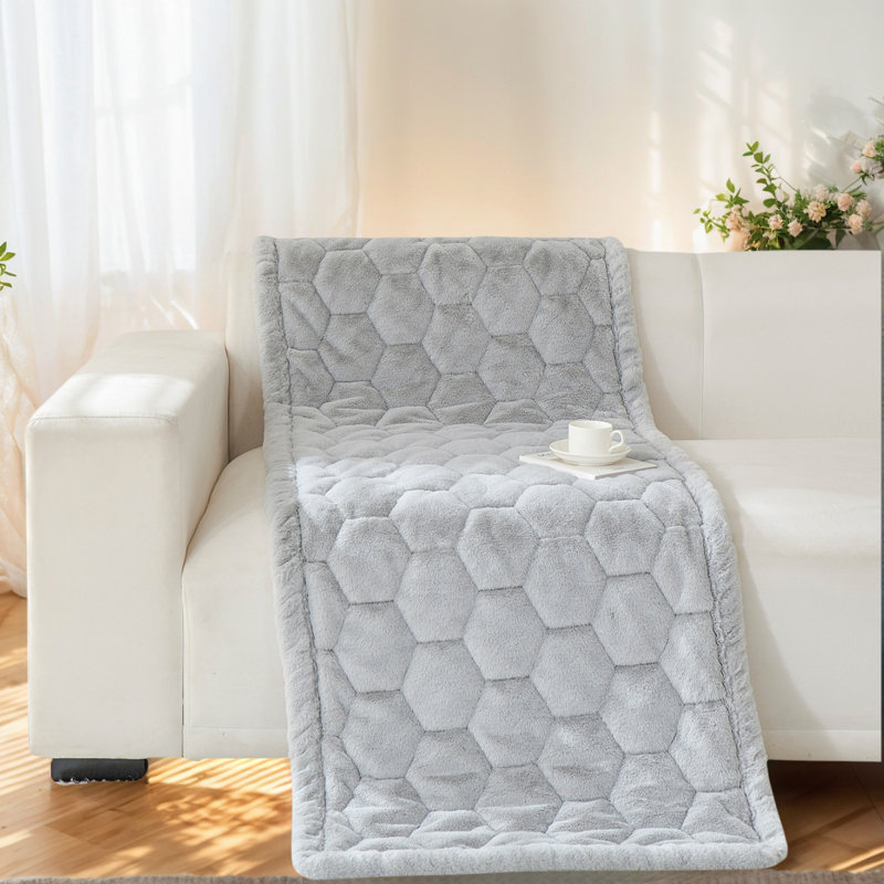 Housse décorative et douce pour canapé pour animal, housse de canapé lavable de couleur unie, tapis ultra-confortable pour canapé, siège de fenêtre ou plancher