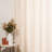 Cotton Semi Sheer Curtain Panel Pair-70083974-70083975