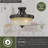 Aagje Glass Semi Flush Mount