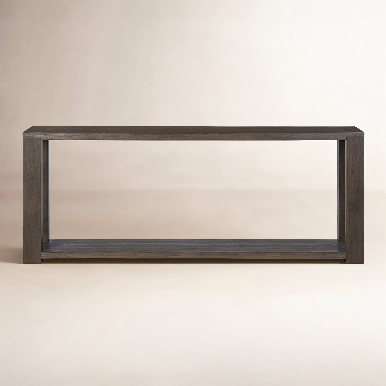 Flores 72" Console Table, Dark Anthracite Oak