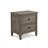 Isiah Wood 2-Drawer Nightstand with Felt-Lined Top Drawer