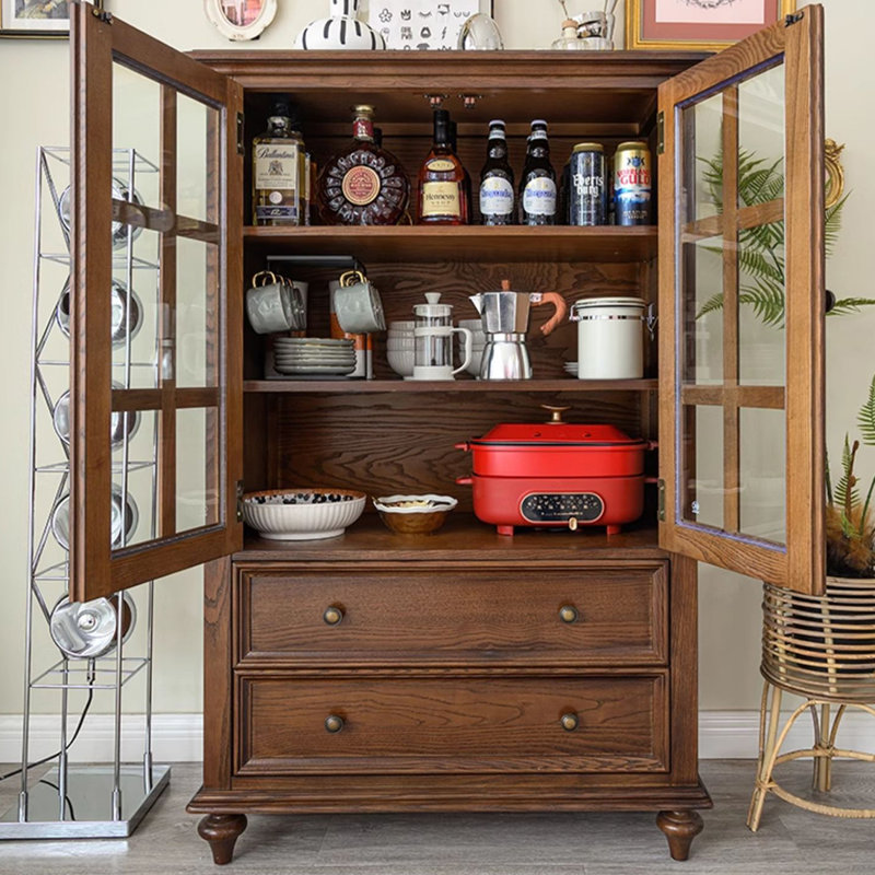 Multifunctional storage cabinet, Brown