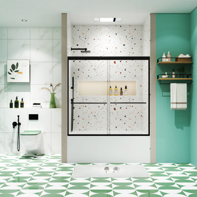 Porte de douche de baignoire Bypass