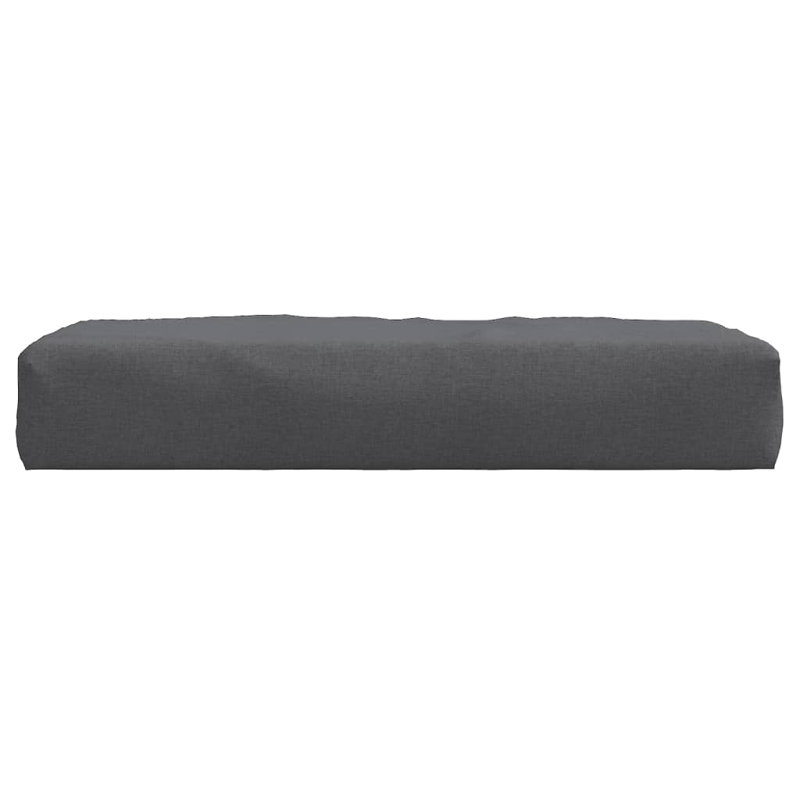Ebern Designs Pallet Cushion Melange Anthracite 23.6"X23.6"X3.9" Fabric